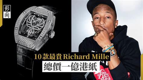 Richard Mille︱100萬只屬入門級？盤點品牌10款最貴 .